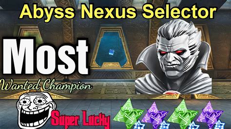 Super Lucky 😍 Most Wanted Champion 1x Abyss Class Nexus Selector Youtube