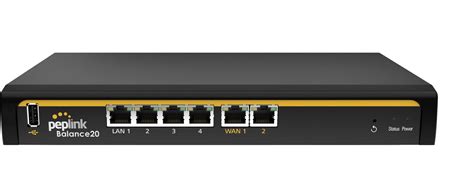 Buy Peplink Balance 20 Dual WAN Router Black BPL 021 Online At