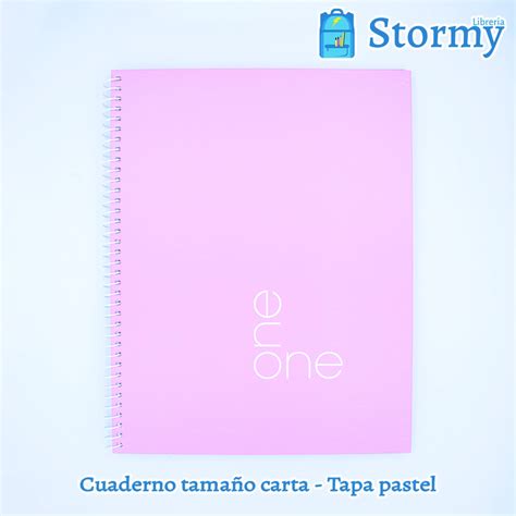 CUADERNO TAMAÑO CARTA TAPA PASTEL Libreria Stormy