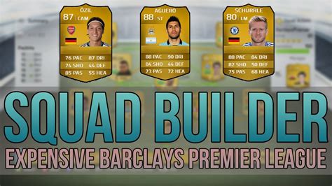 FIFA 14 Ultimate Team SQUAD BUILDER 380K Barclays Premier League