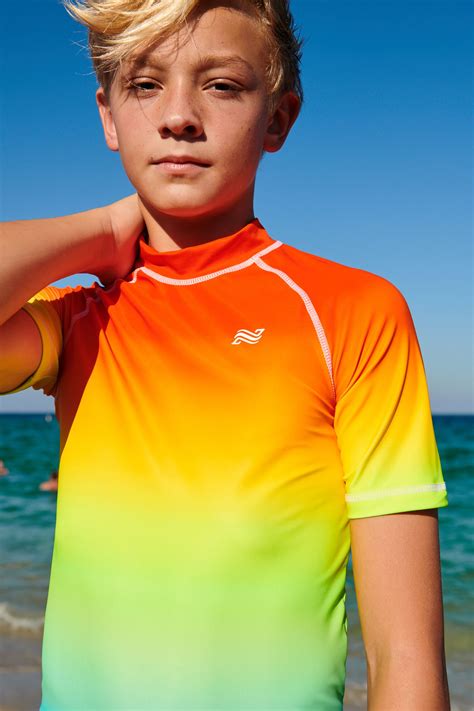 Buy Rainbow Short Sleeve Short Sleeve Sunsafe Rash Vest Yrs From