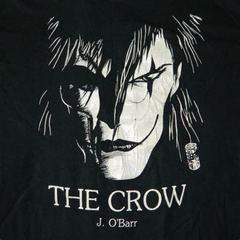 Vintage The Crow J Obarr T Shirt 80s Comic Book Series Tee Defunkd