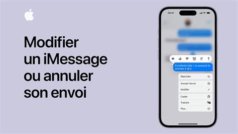 Modifier Un Imessage Et Annuler Son Envoi Apple France Youtube