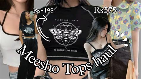 Meesho korean tops haul•New collection starting at rs 198 - YouTube