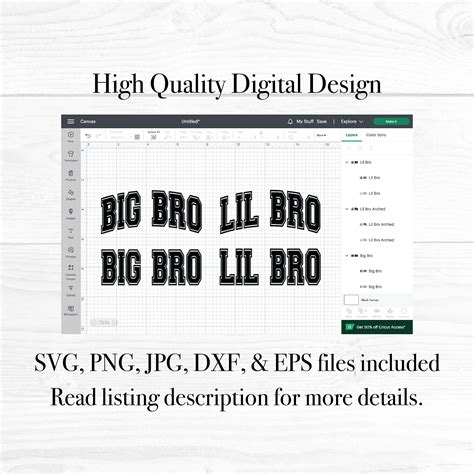 Big Bro Lil Bro Hermano Svg Beb Svg Beb Onesie Svg Beb