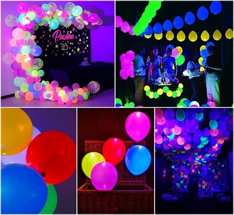 Ideas Fiesta Fluorescente Ne N Como Decorar Con Adornos Que Brillen