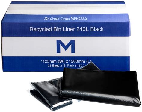 Recycled Bin Liners 240L