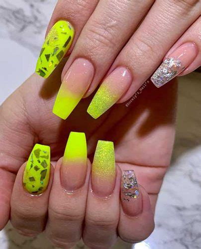 Best Lime Green Ombre Nails You Must Try In