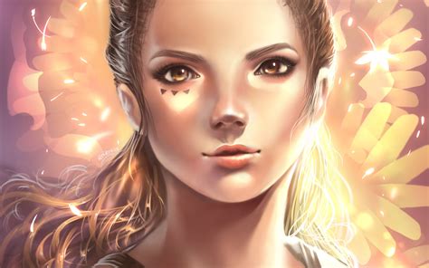 Wallpaper 1920x1200 Px Art Artwork Babe Blonde Face Fantasy