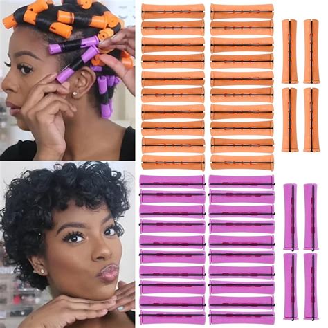 Amazon 48 Pieces Perm Rods Set For Natural Hair Cold Wave Rods