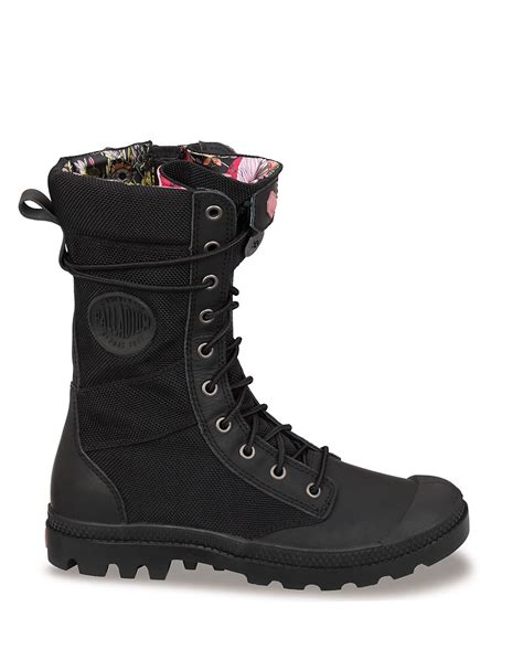 Palladium Pampa Tactile Combat Boots In Black Lyst