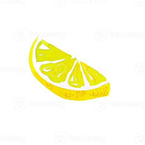 Watercolor Citrus Lemon Slice Png