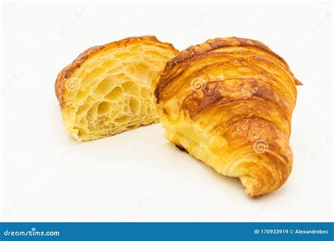 Butter Croissant, French Viennoiserie. Artwork from a Pastry Chef Stock Image - Image of closeup ...