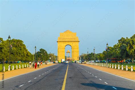 India Gate, New Delhi, India Stock Photo | Adobe Stock