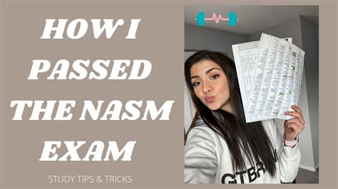 How I Passed The Nasm Cpt Exam Pass On The First Try Youtube