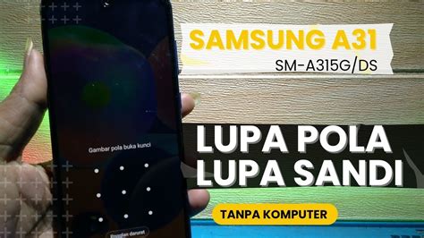 Samsung A Lupa Pola Sandi Pin Cara Hapus Kunci Layar Samsung