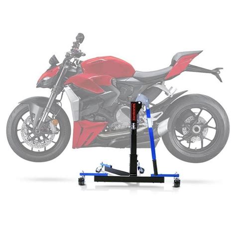 Central Stand Ducati Streetfighter V2 2022 Blue Paddock Stand ConStands