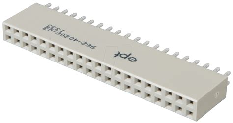 PC104 40L-3: PC104 BUS pin and socket connector, 40-pin, soldering, 3.4 ...