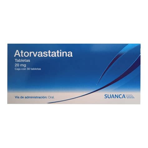 ATORVASTATINA 20 Mg 30 Tabletas Walmart