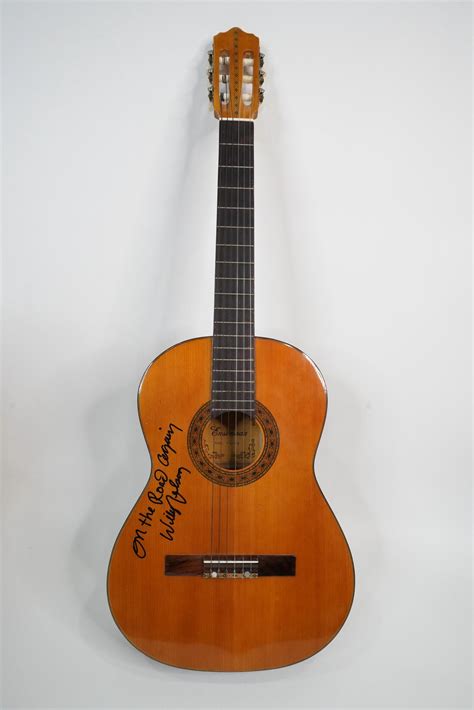 Sold Price Willie Nelson Signed Ensenada Acoustic Guitar Wcoa