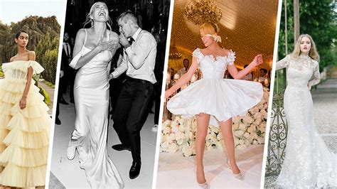 6 Top Wedding Dress Trends For 2022 And The Celebrity Brides To Take Inspiration From Hello