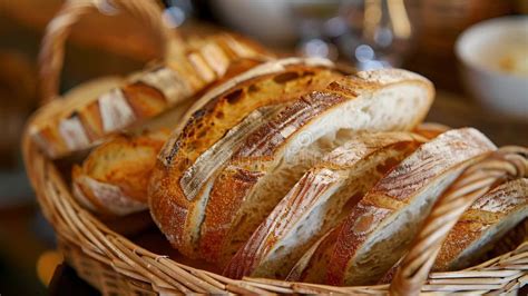 Variety Of Freshly Baked Bread In Basket With Oil And Jam Stock Video