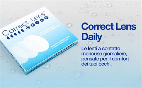 Correct Lens Daily Lens Lenti A Contatto Giornaliere Per Miopia