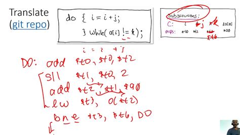 08 MIPS Loops And Accessing Array Elements Rec 04 06 20 012 YouTube