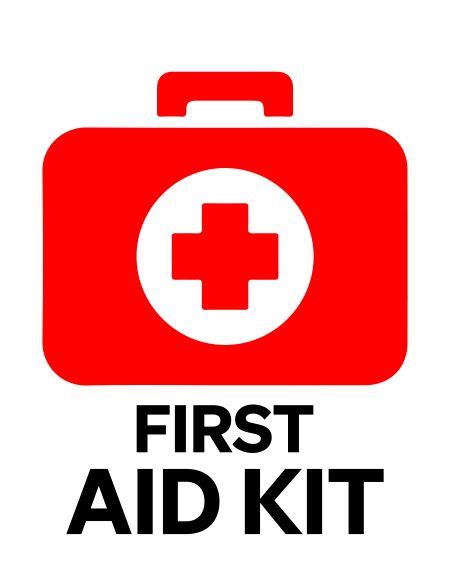 First Aid Kit Printable Sign Many Printable