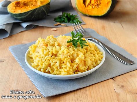 Risotto Alla Zucca E Gorgonzola Arte E Fantasia A Tavola