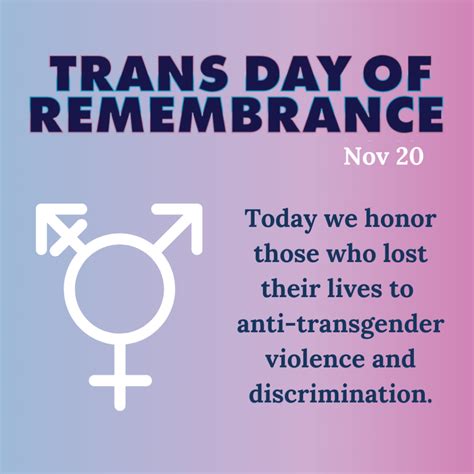 Transgender Day Of Remembrance Madison Area Observances