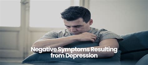 Negative Symptoms From Depression Agape Treatment Center
