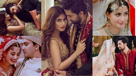 Sajal Ali And Ahad Raza Mir Nikah Wedding Video Sajal And Ahad Complete Wedding Pics Youtube