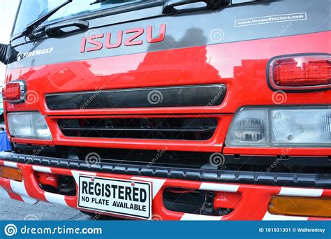 Isuzu Firetruck in Pasig, Philippines Editorial Photo - Image of brand ...