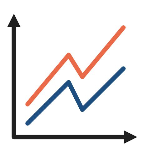 Line Chart Parallel Vector Svg Icon Svg Repo