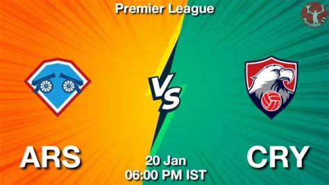 ARS Vs CRY Dream11 Team Prediction Fantasy Football Tips 20 Jan 2024