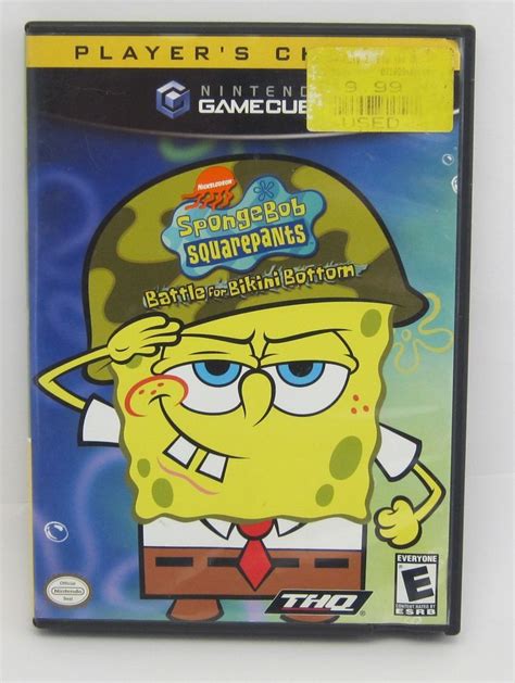 Spongebob Battle For Bikini Bottom Nintendo Gamecube 2003 Complete