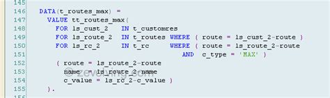 Abap 740 For Iteration Expression Abap Help Blog