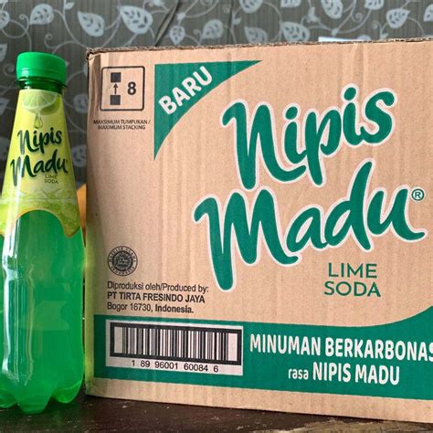 Nipis Madu Lime Soda 330ml 1 Dus Isi 12 Botol Minuman Larutan