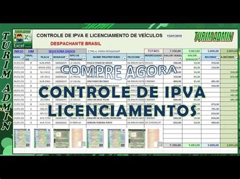 Planilhas Financeiras Excel Prontas Turim Admin Planilha Controle De