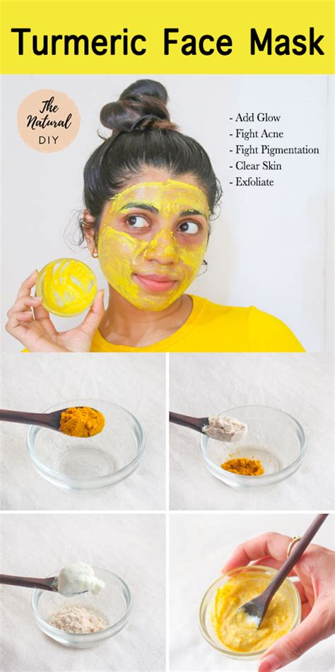 Turmeric Face Mask Super Glowing And Clear Skin The Natural Diy