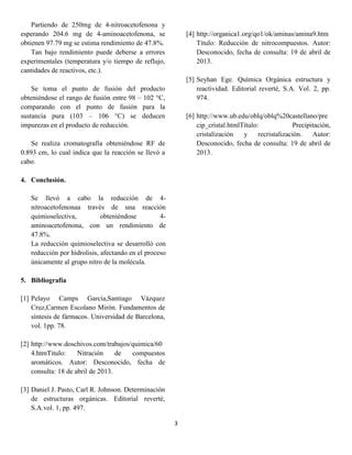 Reduccion Quimioselectiva P Nitroacetofenona Pdf Descarga Gratuita