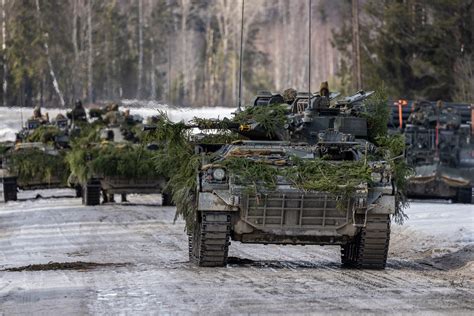 Welsh Warriors First Exercise As The Lead Nato Battlegroup In Estonia The British Army