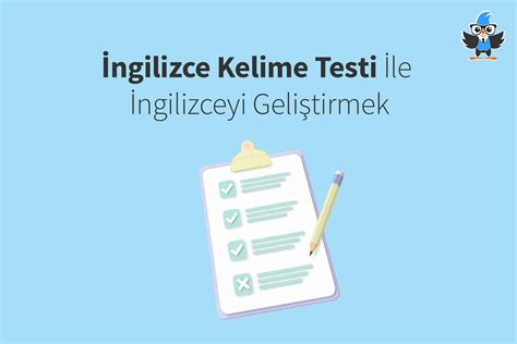 Ngilizce Kelime Testi Le Ngilizceyi Geli Tirmek Ngilizce Renme