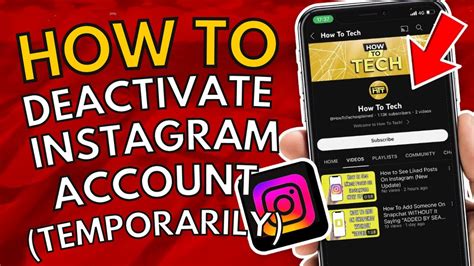 How To Deactivate Instagram Account Disable Instagram Account