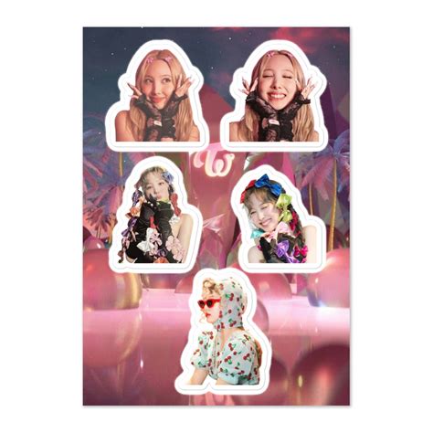 Nayeon Sticker Sheet Im Nayeon K Pop Merch T Ideas Etsy