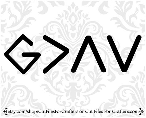 God Is Greater Than Your Highs And Lows Svg Christian Svg Christian