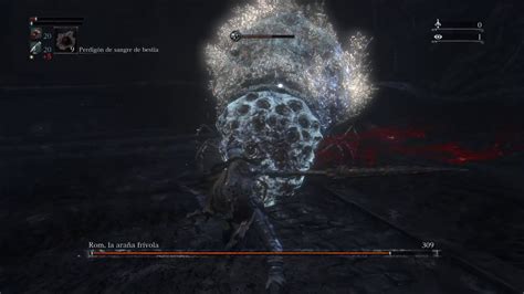 Bloodborne NIVEL 4 Rom La Araña Frívola Cáliz De Pthumeru Inferior