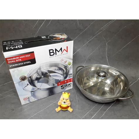 Jual Panci Shabu Sekat Sisi Shaburi Hot Pot Dual Side Bmw Dan Cm Garansi Cm