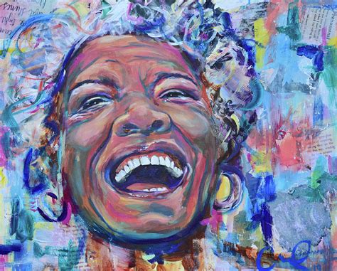 Maya Angelou Painting By Christina Carmel Pixels